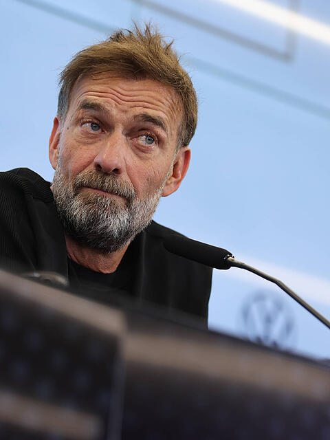 Fand auf seiner Vorstellungspressekonferenz klare Worte: Bundestrainer J&uuml;rgen Klopp.