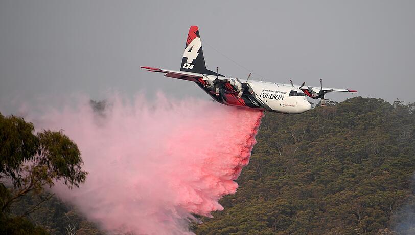 Täglich überfliegen Löschflugzeuge die Wälder. Täglich überfliegen Löschflugzeuge die Wälder.
