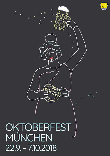 Oktoberfest-Plakat-Entwurf.