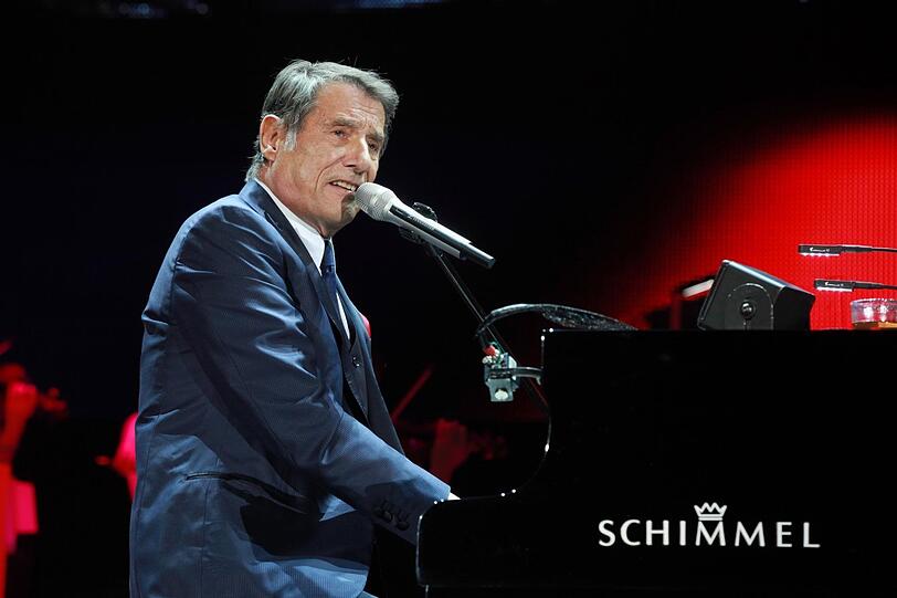 2014: Udo Jürgens († 2014) am Flügel in der Olympiahalle.