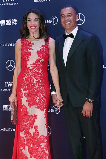 Ruud Gullit mit Frau
