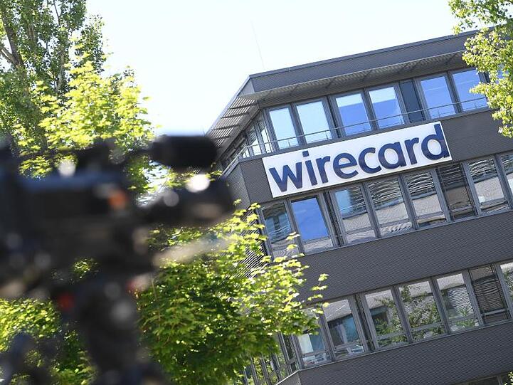 Blick auf die Wirecard-Zentrale. Foto: Matthias Balk/dpa/Archivbild