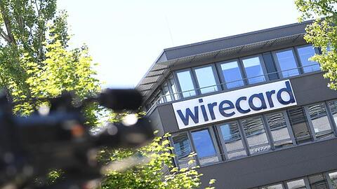 Blick auf die Wirecard-Zentrale. Foto: Matthias Balk/dpa/Archivbild