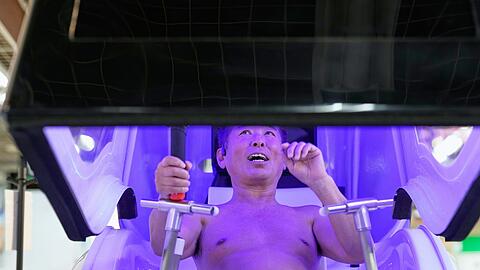 Im Hightechland Japan gibt es jetzt eine Waschmaschine f&uuml;r Menschen.