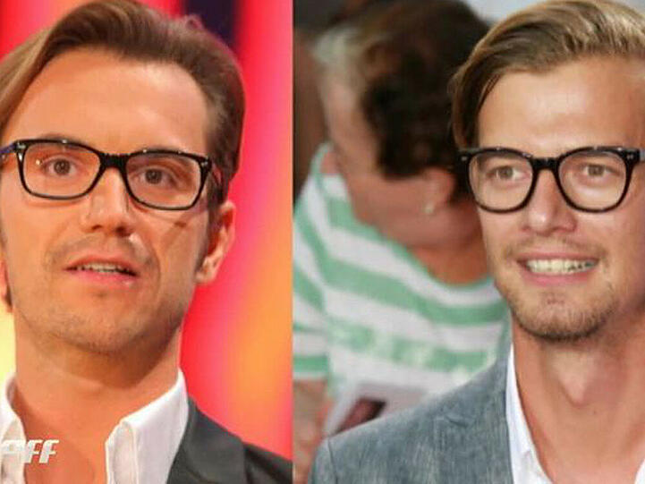 Verblüffende Ähnlichkeit: Florian Silbereisen (l.) und Joko Winterscheidt