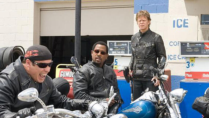 "Born to Be Wild - Saumäßig unterwegs": Woody (John Travolta), Bobby (Martin Lawrence) und Dudley (William H. Macy, v.l.) gehen auf einen Motorradtrip in die Highway-Wildnis der USA "Born to Be Wild - Saumäßig unterwegs": Woody (John Travolta), Bobby (Martin Lawrence) und Dudley (William H. Macy, v.l.) gehen auf einen Motorradtrip in die Highway-Wildnis der USA