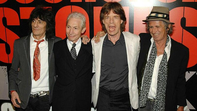Auch die Rolling Stones helfen, Geld für die WHO zu sammeln.