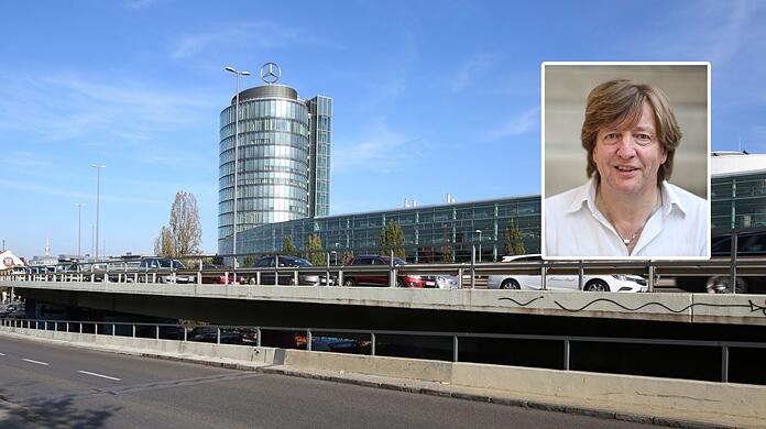AZ-Stadtspaziergänger Sigi Müller (kleines Bild) war diesmal an der Donnersbergerbrücke unterwegs.