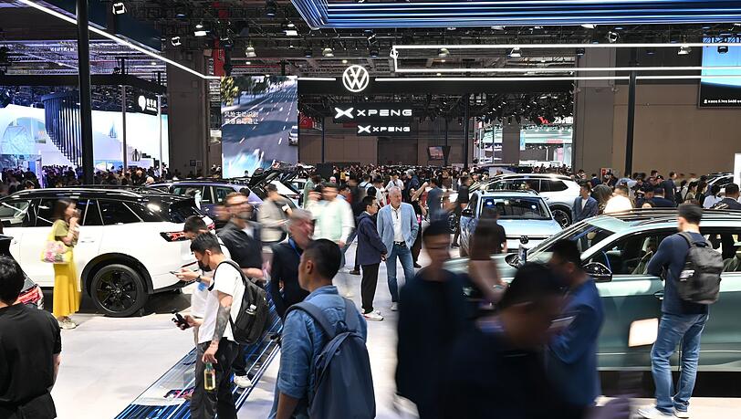 Die Automesse in Shanghai gehört zu den wichtigsten Branchentreffen der Welt.