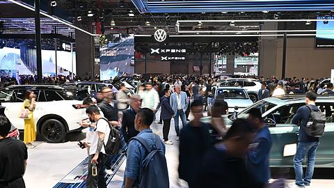 Die Automesse in Shanghai gehört zu den wichtigsten Branchentreffen der Welt.