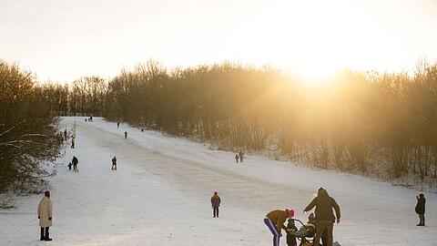 Das Winterwetter hat auch sch&ouml;ne Seiten - wie hier am Teufelsberg in Berlin.