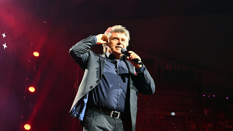 Andy Borg live auf der Bühne in der Olympiahalle Andy Borg live auf der Bühne in der Olympiahalle