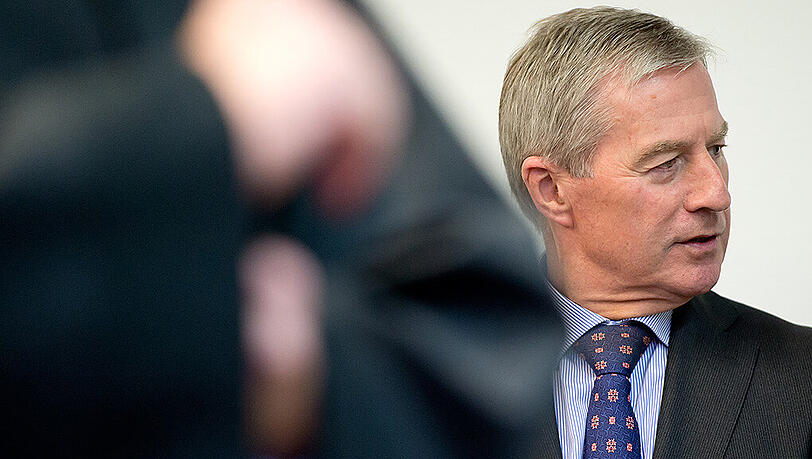 Der Co-Vorsitzende des Vorstands der Deutschen Bank, Jürgen Fitschen, im Verhandlungssaal des Münchner Landgerichts. Der Co-Vorsitzende des Vorstands der Deutschen Bank, Jürgen Fitschen, im Verhandlungssaal des Münchner Landgerichts.