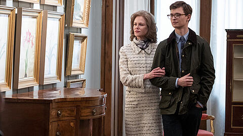 Nicole Kidman und Ansel Elgort in "Der Distelfink".