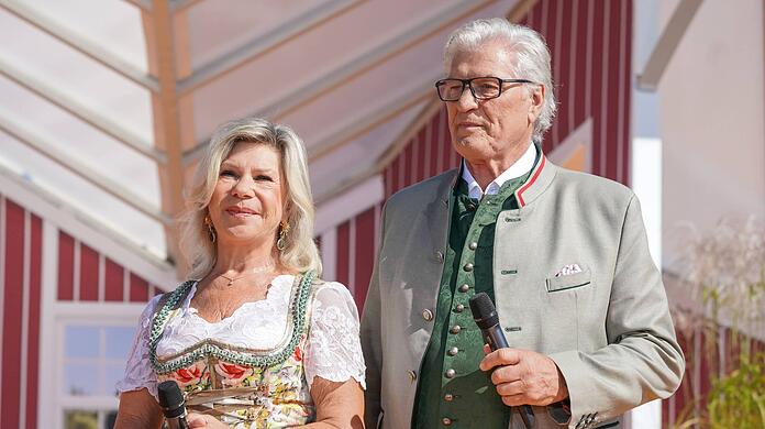Marianne Hartl sorgt sich sehr um die Gesundheit ihres Liebsten Michael.
