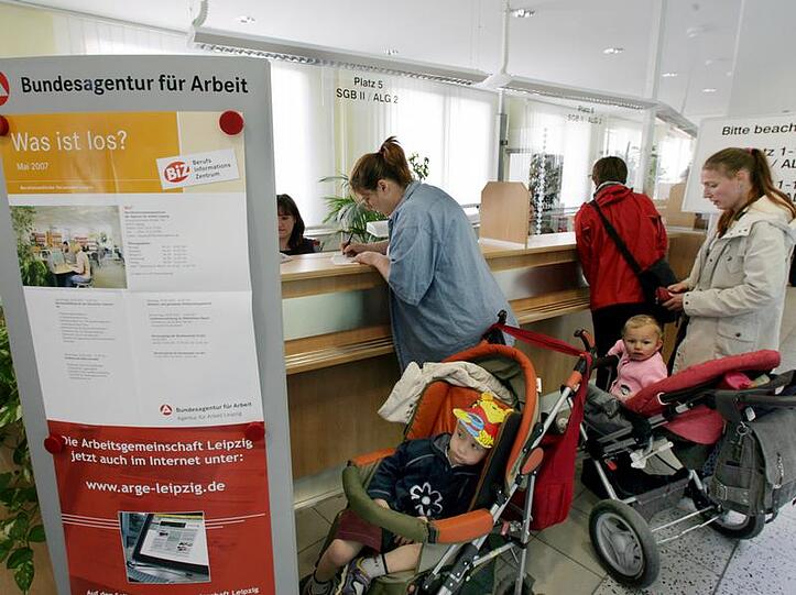 Arbeitsagentur in Leipzig: Die Mitarbeiter müssen sich auf wachsenden Andrang einstellen.