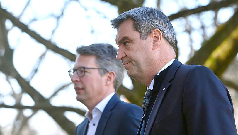 Markus Söder (re.) und Markus Blume