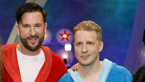 Ein Bild aus besseren Zeiten aus der Show "Pocher vs. Wendler".