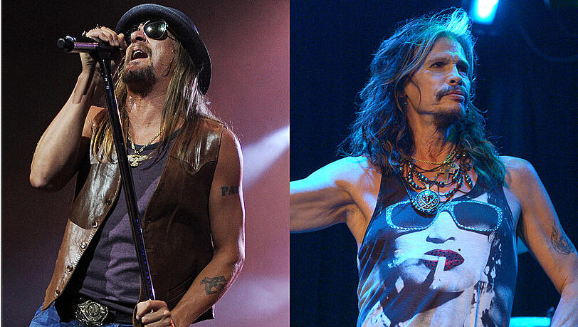 Kid Rock (l.) und Steven Tyler (r.) Kid Rock (l.) und Steven Tyler (r.)