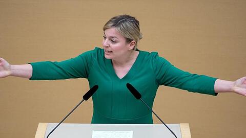 Katharina Schulze, Fraktionsvorsitzende der Fraktion Bündnis 90/Die Grünen im bayerischen Landtag. Foto: Sven Hoppe/dpa/Archivbild