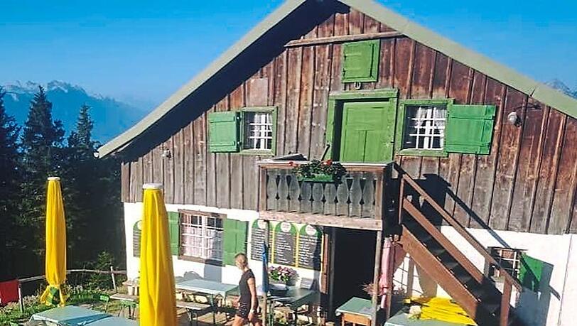 Diesen Sommer war die Alm nur noch am Wochenende geöffnet.