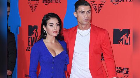 Georgina Rodriguez und Cristiano Ronaldo bei einem gemeinsamen Auftritt.