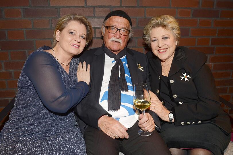 Andrea Spatzek, Hans W. Geißendörfer und Marie-Luise Marjan
