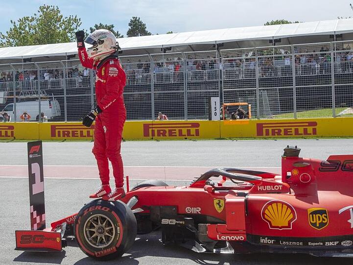 Sebastian Vettel war nach dem Erreichen der Pole "voll von Adrenalin."