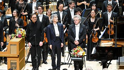 Pierre-Laurent Aimard (Klavier), Kent Nagano und Thomas Block (Ondes Martenot)