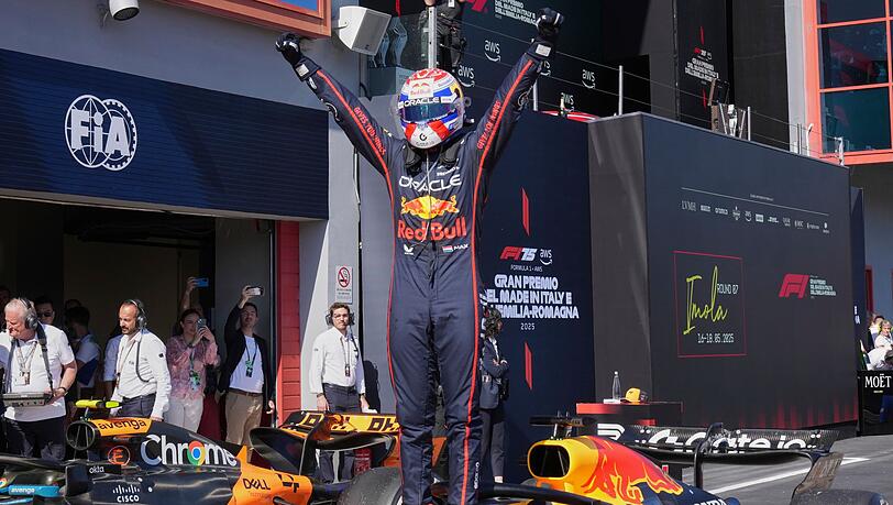 Sieg im 400. Rennen des Red-Bull-Teams: Max Verstappen setzt seine Imola-Erfolgsserie fort.