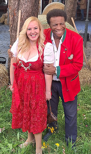 Roberto Blanco mit Ehefrau Luzandra
