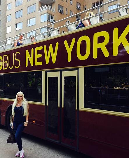 Daniela Katzenberger in New York.