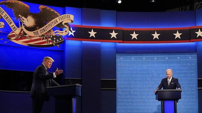 Fünf Wochen vor der Präsidentschaftswahl kam es in den USA zur mit Spannung erwarteten ersten TV-Debatte zwischen Amtsinhaber Trump und seinem Herausforderer Biden.