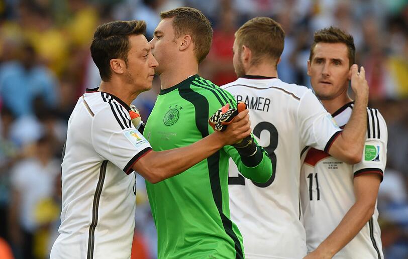 Vor dem Spiel macht sich die deutsche Elf Mut. Im Fokus: Der junge Christoph Kramer