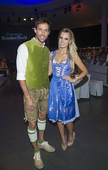 Sven Hannawald mit Playmate Doreen Seidel