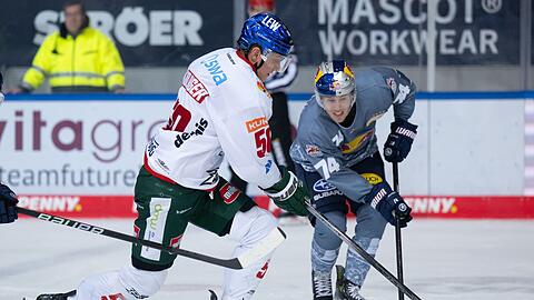Les Lancaster (r) wechselt von München zu den Eisbären Berlin. (Archivbild)