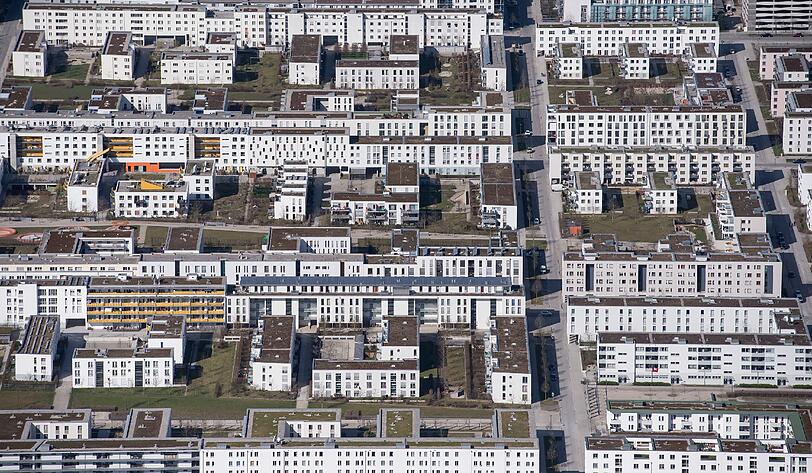 Teures Pflaster, selbst weiter außerhalb: eine Wohnsiedlung in der Messestadt Riem.