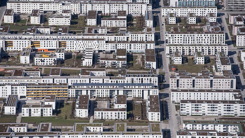Teures Pflaster, selbst weiter außerhalb: eine Wohnsiedlung in der Messestadt Riem.