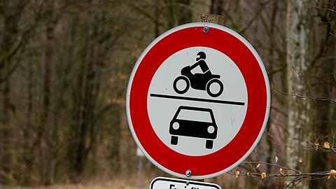 Um ins Tal zu gelangen, nutzt der Mann eine Forststra&szlig;e. (Symbolbild)
