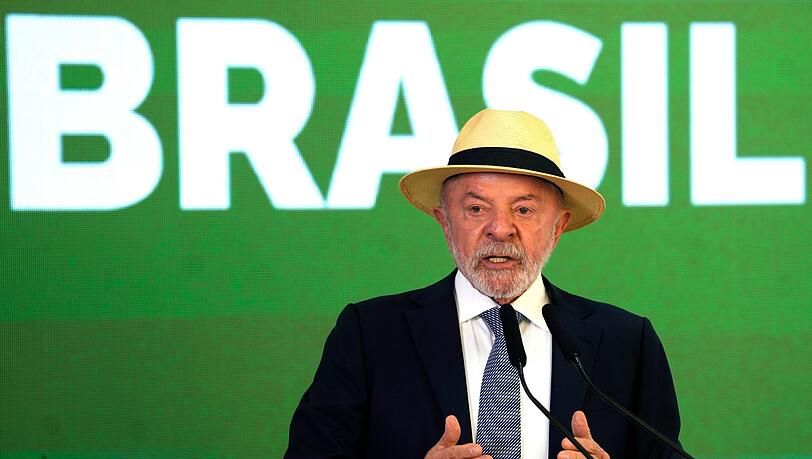 Der brasilianische Pr&auml;sident Luiz In&aacute;cio Lula da Silva feiert die Entdeckung von Erd&ouml;l vor Brasiliens Nordk&uuml;ste. (Archivbild)
