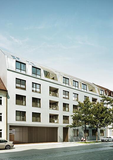 So wird die Straßenansicht des Objekts aussehen.