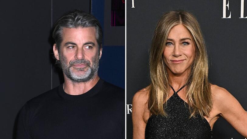 Jim Curtis und Jennifer Aniston schweben im Liebesgl&uuml;ck.
