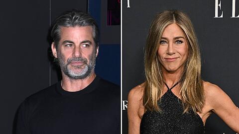 Jim Curtis und Jennifer Aniston schweben im Liebesgl&uuml;ck.