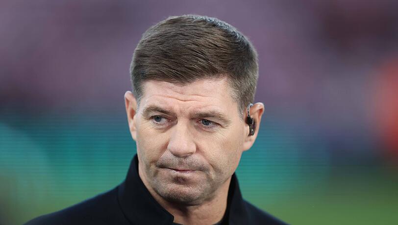 Englands Mittelfeld-Legende Steven Gerrard. Englands Mittelfeld-Legende Steven Gerrard.