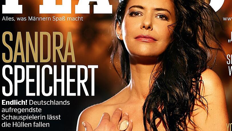 Sandra Speichert ist auf dem Cover der September-Ausgabe des "Playboys" zu sehen Sandra Speichert ist auf dem Cover der September-Ausgabe des "Playboys" zu sehen