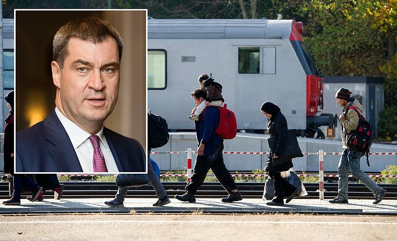 &bdquo;Das Asylverfahrensgesetz sieht vor, dass bei Wegfall des Fluchtgrunds die Menschen in ihre Heimat zurückkehren&ldquo;, sagt Markus Söder.