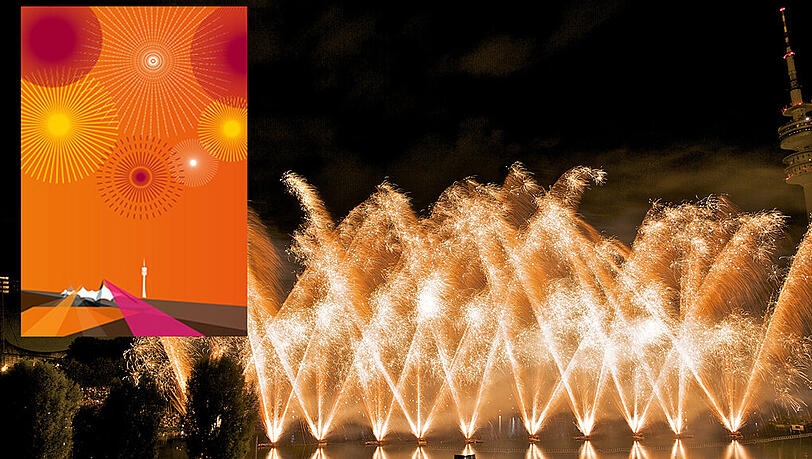 Ein Feuerwerk der Superlative schließt den Sommernachtstraum im Olympiapark ab (Archivfoto). Ein Feuerwerk der Superlative schließt den Sommernachtstraum im Olympiapark ab (Archivfoto).