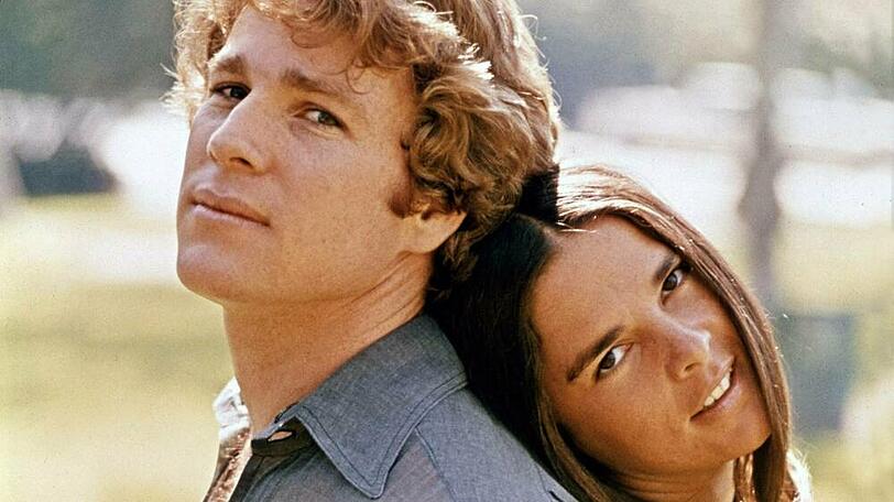 Ryan O'Neal und Ali MacGraw in "Love Story"