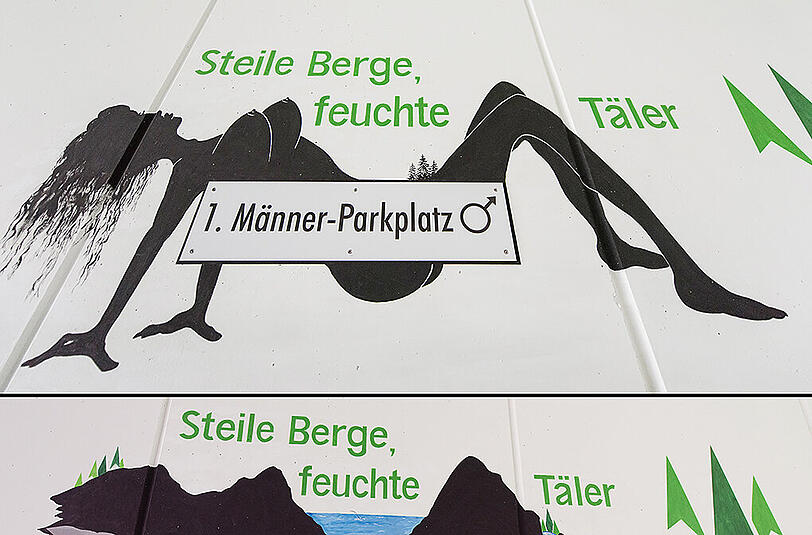 "Steile Berge, feuchte Täler": Diese Werbeanzeige einer Gemeinde im Schwarzwald sorgte bundesweit für Aufsehen.