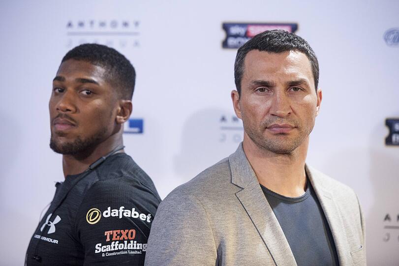 Am Samstag trifft Wladimir Klitschko auf Anthony Joshua.